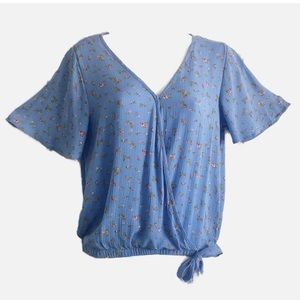 Hippie Rose Floral Print Top Size XSmall